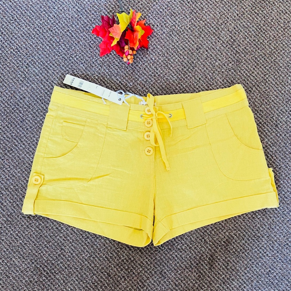 🆕Yellow beautiful short size L